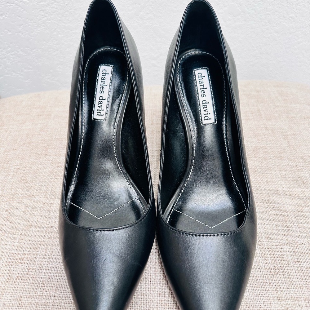 Charles David Black Heels for Women